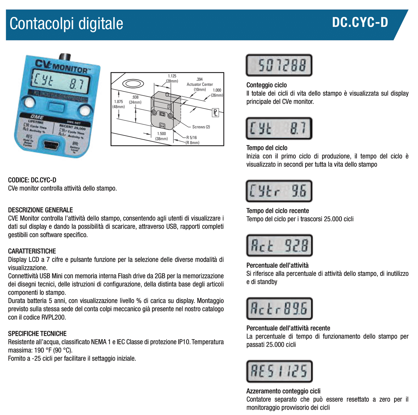 Contacolpi digitale