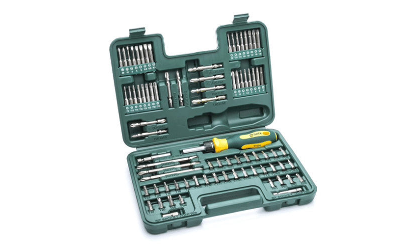 Set utensili SATA ST09326SJ Set cacciavite portainserti a cricco + Bit 80pz