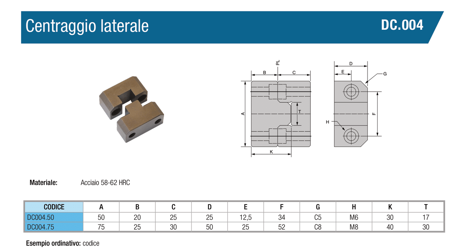 Centraggio laterale DC.004