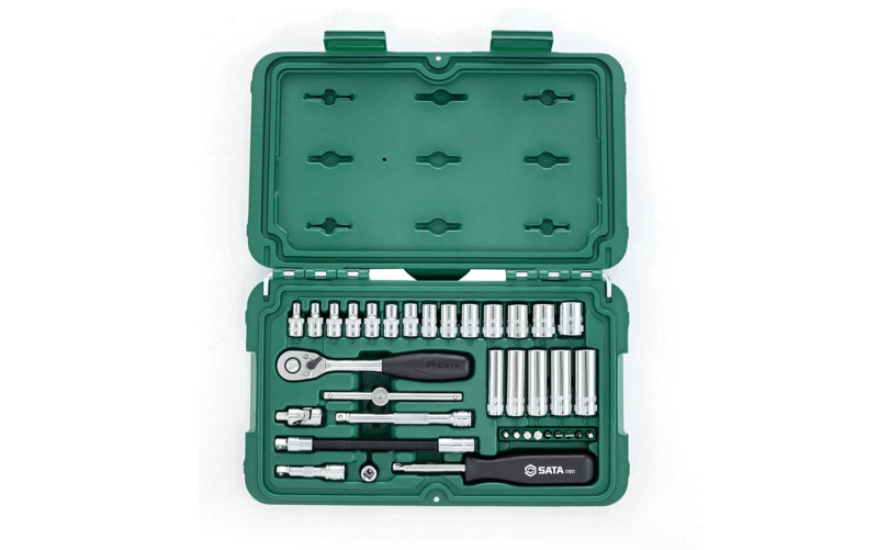 Set utensili SATA ST09001SJ Cassetta 1/4" Esagonale metrico 36pz